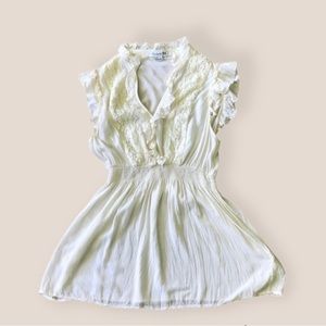 Forever 21 gathered waist blouse